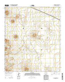 Aden Crater New Mexico Historical topographic map, 1:24000 scale, 7.5 X 7.5 Minute, Year 2013