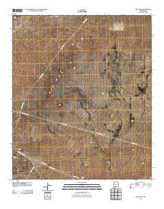 Aden Hills New Mexico Historical topographic map, 1:24000 scale, 7.5 X 7.5 Minute, Year 2010