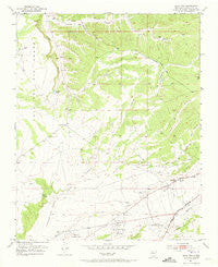 Agua Fria New Mexico Historical topographic map, 1:24000 scale, 7.5 X 7.5 Minute, Year 1951