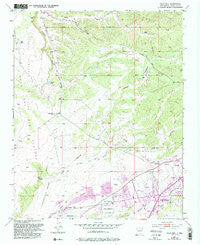 Agua Fria New Mexico Historical topographic map, 1:24000 scale, 7.5 X 7.5 Minute, Year 1951