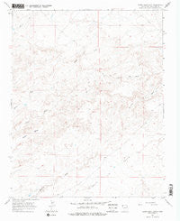 Alamo Mesa East New Mexico Historical topographic map, 1:24000 scale, 7.5 X 7.5 Minute, Year 1966
