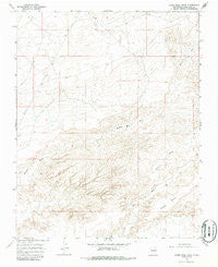 Alamo Mesa West New Mexico Historical topographic map, 1:24000 scale, 7.5 X 7.5 Minute, Year 1966