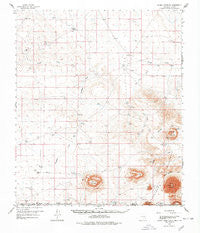 Alamo Mountain New Mexico Historical topographic map, 1:62500 scale, 15 X 15 Minute, Year 1959