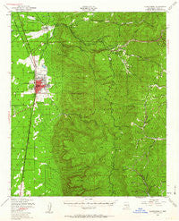Alamogordo New Mexico Historical topographic map, 1:62500 scale, 15 X 15 Minute, Year 1950