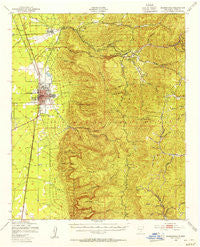 Alamogordo New Mexico Historical topographic map, 1:62500 scale, 15 X 15 Minute, Year 1950