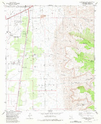 Alamogordo South New Mexico Historical topographic map, 1:24000 scale, 7.5 X 7.5 Minute, Year 1981