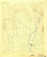 Albuquerque New Mexico Historical topographic map, 1:125000 scale, 30 X 30 Minute, Year 1893