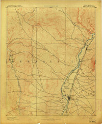 Albuquerque New Mexico Historical topographic map, 1:125000 scale, 30 X 30 Minute, Year 1893