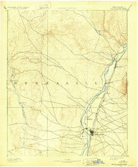 Albuquerque New Mexico Historical topographic map, 1:125000 scale, 30 X 30 Minute, Year 1893