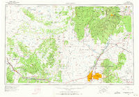 Albuquerque New Mexico Historical topographic map, 1:250000 scale, 1 X 2 Degree, Year 1963