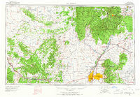 Albuquerque New Mexico Historical topographic map, 1:250000 scale, 1 X 2 Degree, Year 1963