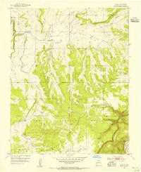 Alire New Mexico Historical topographic map, 1:24000 scale, 7.5 X 7.5 Minute, Year 1953
