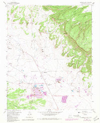 Ambrosia Lake New Mexico Historical topographic map, 1:24000 scale, 7.5 X 7.5 Minute, Year 1957