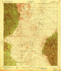 Animas Peak New Mexico Historical topographic map, 1:62500 scale, 15 X 15 Minute, Year 1920