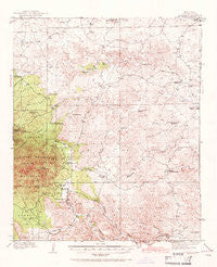 Arabela New Mexico Historical topographic map, 1:62500 scale, 15 X 15 Minute, Year 1936