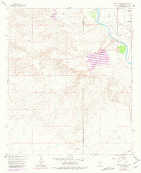 Arroyo Cuervo New Mexico Historical topographic map, 1:24000 scale, 7.5 X 7.5 Minute, Year 1958