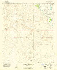 Arroyo Cuervo New Mexico Historical topographic map, 1:24000 scale, 7.5 X 7.5 Minute, Year 1958