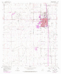 Artesia New Mexico Historical topographic map, 1:24000 scale, 7.5 X 7.5 Minute, Year 1955