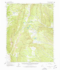 Ash Mountain New Mexico Historical topographic map, 1:62500 scale, 15 X 15 Minute, Year 1962