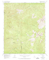 Aspen Basin New Mexico Historical topographic map, 1:24000 scale, 7.5 X 7.5 Minute, Year 1953