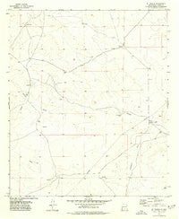 B T Ranch New Mexico Historical topographic map, 1:24000 scale, 7.5 X 7.5 Minute, Year 1975