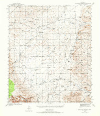 Bandanna Point New Mexico Historical topographic map, 1:62500 scale, 15 X 15 Minute, Year 1940