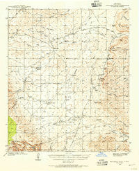 Bandanna Point New Mexico Historical topographic map, 1:62500 scale, 15 X 15 Minute, Year 1940