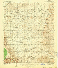 Bandanna Point New Mexico Historical topographic map, 1:62500 scale, 15 X 15 Minute, Year 1943