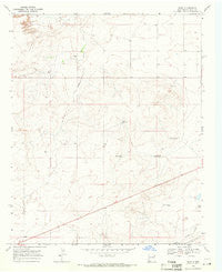 Bard New Mexico Historical topographic map, 1:24000 scale, 7.5 X 7.5 Minute, Year 1968