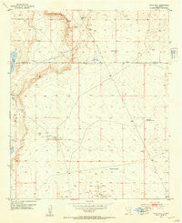 Basin Well New Mexico Historical topographic map, 1:24000 scale, 7.5 X 7.5 Minute, Year 1953