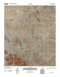Beacon Hill New Mexico Historical topographic map, 1:24000 scale, 7.5 X 7.5 Minute, Year 2010