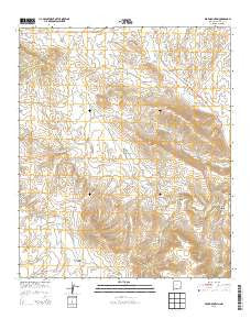 Bear Mountain New Mexico Historical topographic map, 1:24000 scale, 7.5 X 7.5 Minute, Year 2013