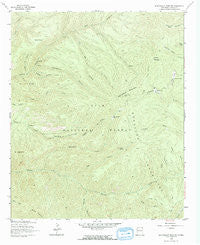 Bearwallow Mountain New Mexico Historical topographic map, 1:24000 scale, 7.5 X 7.5 Minute, Year 1963
