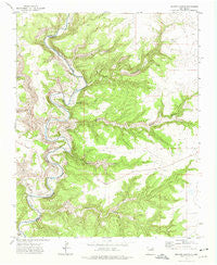 Beaver Canyon New Mexico Historical topographic map, 1:24000 scale, 7.5 X 7.5 Minute, Year 1971