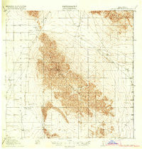 Big Hatchet Peak New Mexico Historical topographic map, 1:62500 scale, 15 X 15 Minute, Year 1918