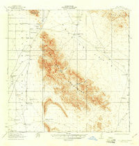 Big Hatchet Peak New Mexico Historical topographic map, 1:62500 scale, 15 X 15 Minute, Year 1918
