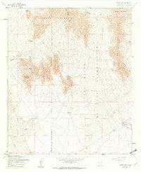Bishop Cap New Mexico Historical topographic map, 1:24000 scale, 7.5 X 7.5 Minute, Year 1955