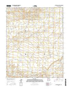 Bisti Trading Post New Mexico Current topographic map, 1:24000 scale, 7.5 X 7.5 Minute, Year 2017
