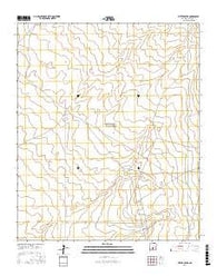 Bitter Creek New Mexico Current topographic map, 1:24000 scale, 7.5 X 7.5 Minute, Year 2017