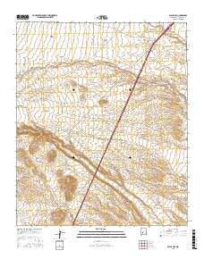 Black Hill New Mexico Current topographic map, 1:24000 scale, 7.5 X 7.5 Minute, Year 2017