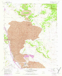 Bluewater New Mexico Historical topographic map, 1:24000 scale, 7.5 X 7.5 Minute, Year 1957