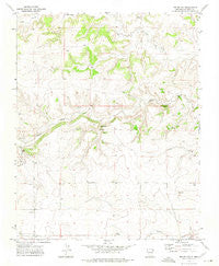 Boiler Gap New Mexico Historical topographic map, 1:24000 scale, 7.5 X 7.5 Minute, Year 1972