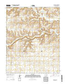Boiler Gap New Mexico Historical topographic map, 1:24000 scale, 7.5 X 7.5 Minute, Year 2013