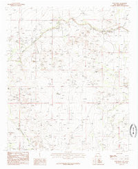Bond Draw New Mexico Historical topographic map, 1:24000 scale, 7.5 X 7.5 Minute, Year 1985