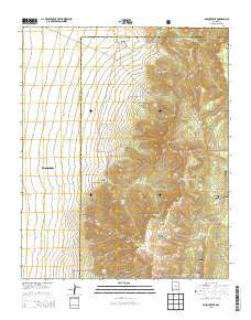 Bosque Peak New Mexico Historical topographic map, 1:24000 scale, 7.5 X 7.5 Minute, Year 2013