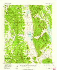 Boulder Lake New Mexico Historical topographic map, 1:62500 scale, 15 X 15 Minute, Year 1955