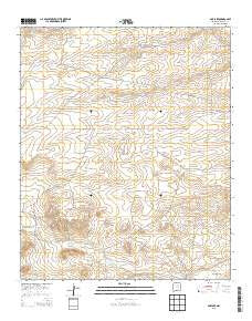 Box Lake New Mexico Current topographic map, 1:24000 scale, 7.5 X 7.5 Minute, Year 2013