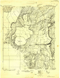 Broom Mountain New Mexico Historical topographic map, 1:125000 scale, 30 X 30 Minute, Year 1917