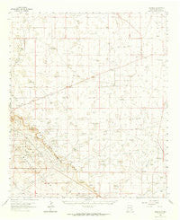Buckeye New Mexico Historical topographic map, 1:62500 scale, 15 X 15 Minute, Year 1962