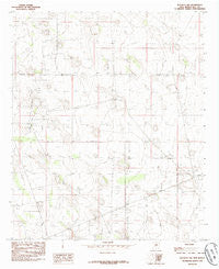 Buckeye NW New Mexico Historical topographic map, 1:24000 scale, 7.5 X 7.5 Minute, Year 1985